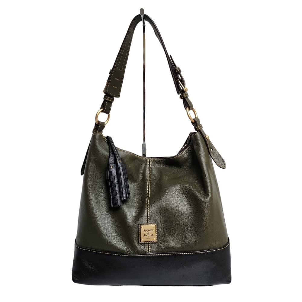 DOONEY & BOURKE LEATHER HOBO SHOULDER BAG